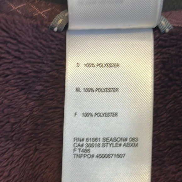 The North Face Purple Fleece Sweatshirt Half-Zip - Picture 6 of 8